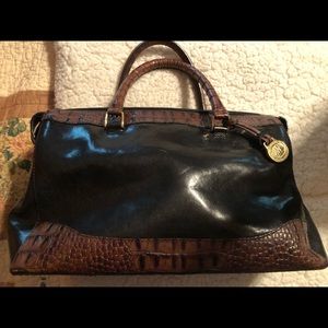 Brahmin bag - blue/brown